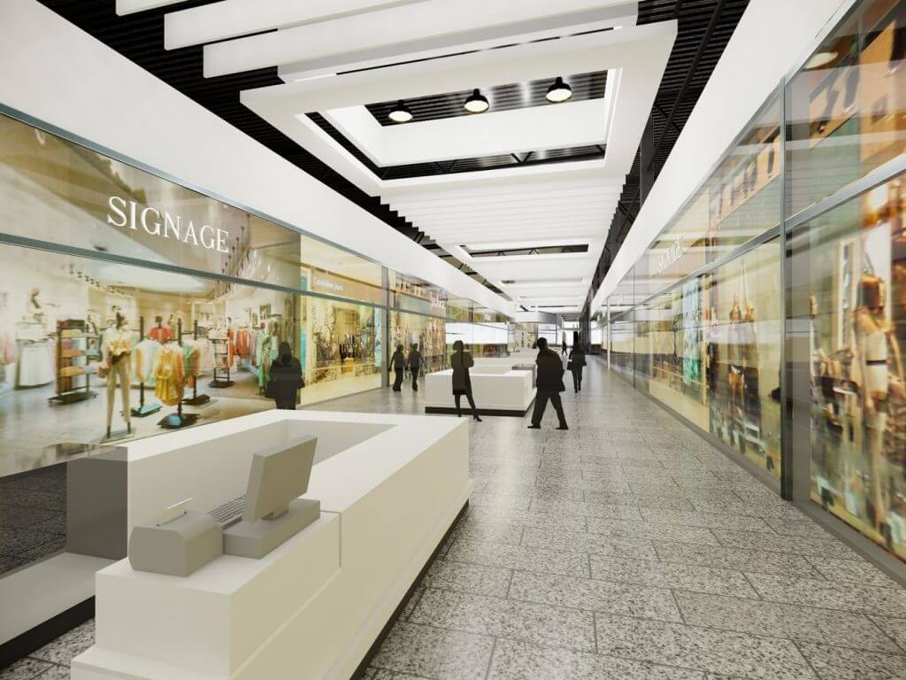 Akropolio rekonstrukcija (Ozo g. 25) - Shopping center - visualization