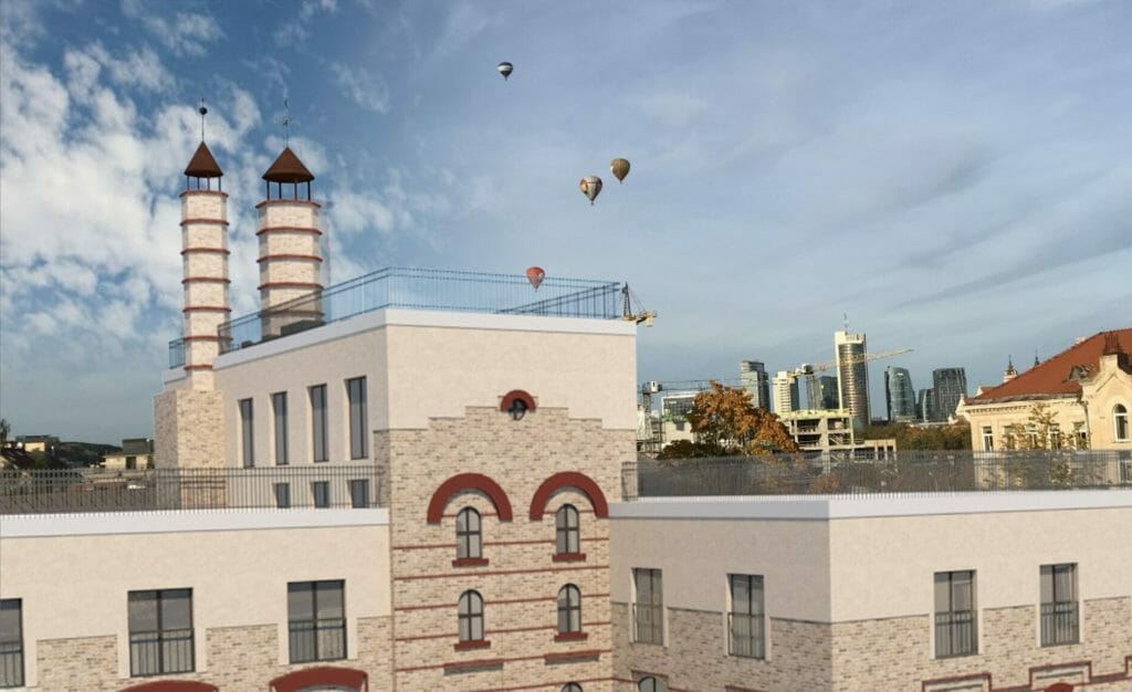 Aludarių g. 1 (Aludarių g. 1) - Office center - visualization