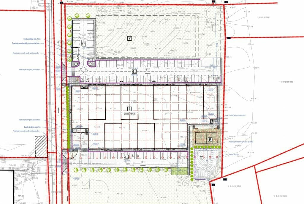 "Arginta" kotedžai verslui (Nalšios g. 11) - Biroju centrs, Noliktava / Izplatīšanas centrs - vizualizācija