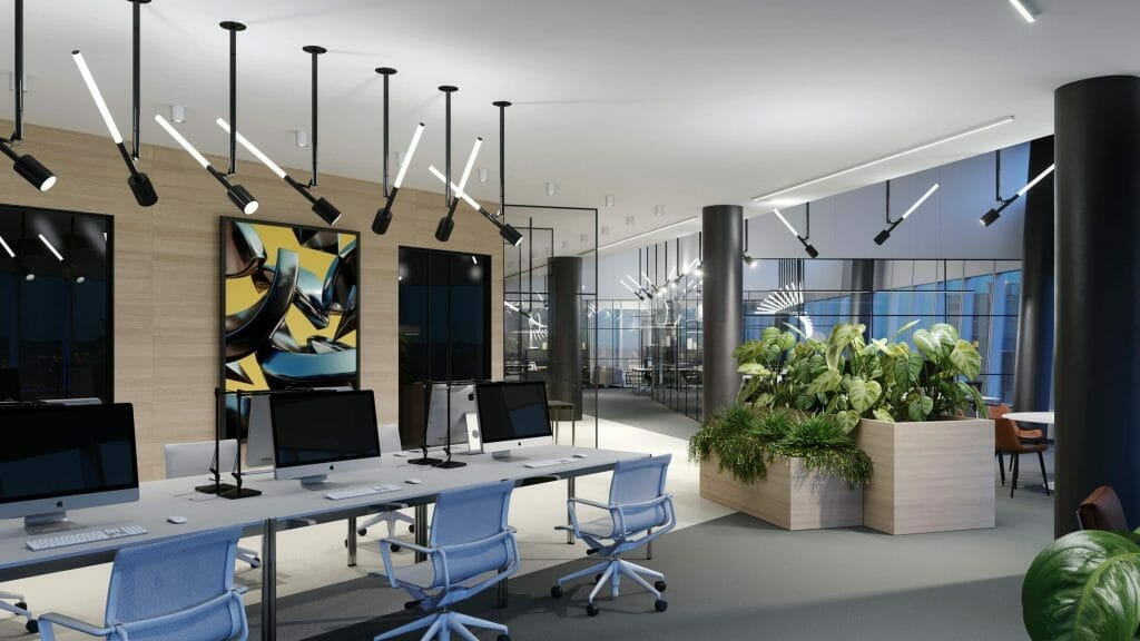 Artery (Konstitucijos pr. 18B) - Biroju centrs - vizualizācija