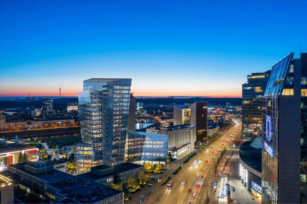 Artery (Konstitucijos pr. 18B) - Biroju centrs - vizualizācija