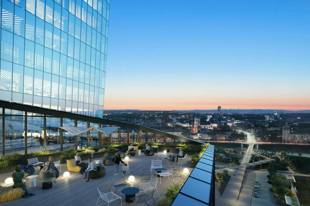 Artery (Konstitucijos pr. 18B) - Biroju centrs - vizualizācija