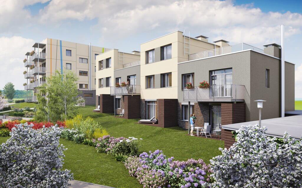 Bajorų alėjos 1 etapas (J. K. Chodkevičiaus g.) - Korterelamu - visuaalne