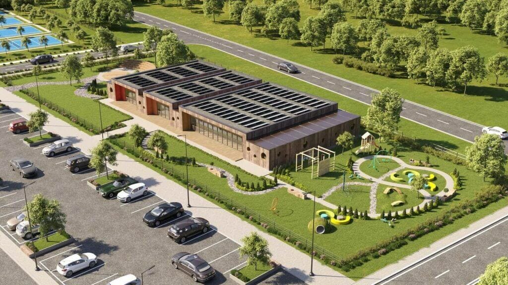 Baltai (Zubiškių g. 77, 79, 81, 83, 85, 87, 89, 91, 93, 95, 97, 99, 101, 103, 111, 113, 119, 121, 127, 129, 135, 163, 165, 167, 169) - Row housing - visualization