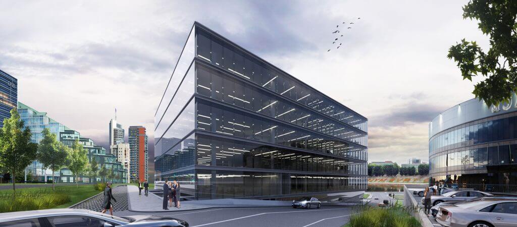 SEB administracinis (Gedimino Baravyko g. 4) - Biroju centrs - vizualizācija