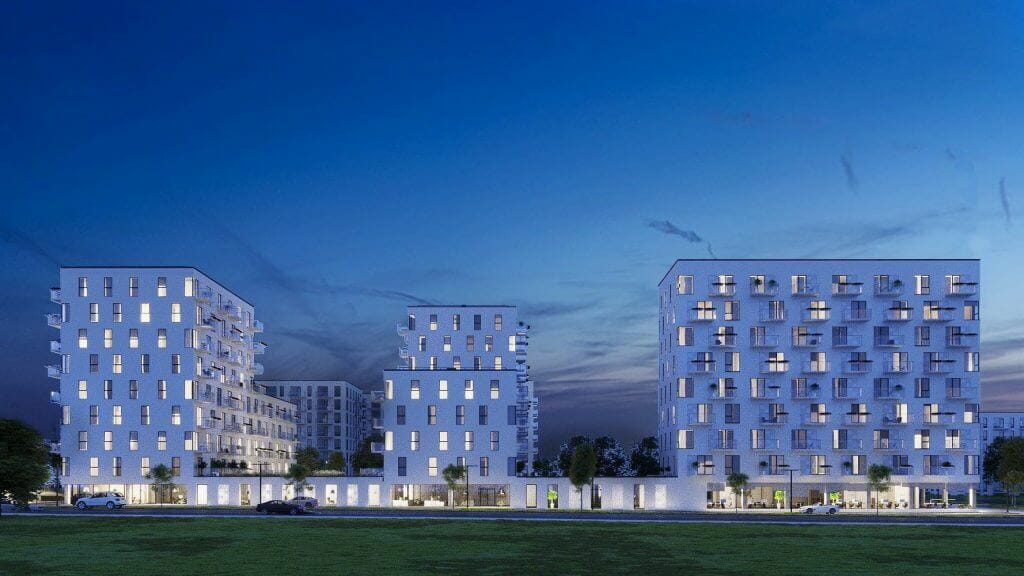 Birželio namai (Birželio 23-iosios g. 10A, Statybininkų g. 1) - Multi apartment - visualization