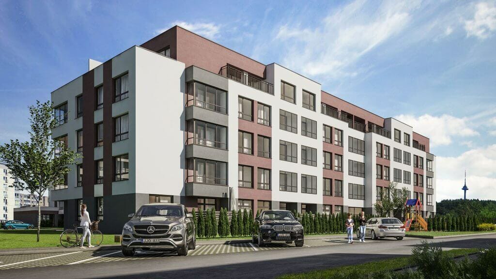 Bitėnų oazė 1-2 etapai (Bitėnų g. 3D, 1B) - Multi apartment - visualization