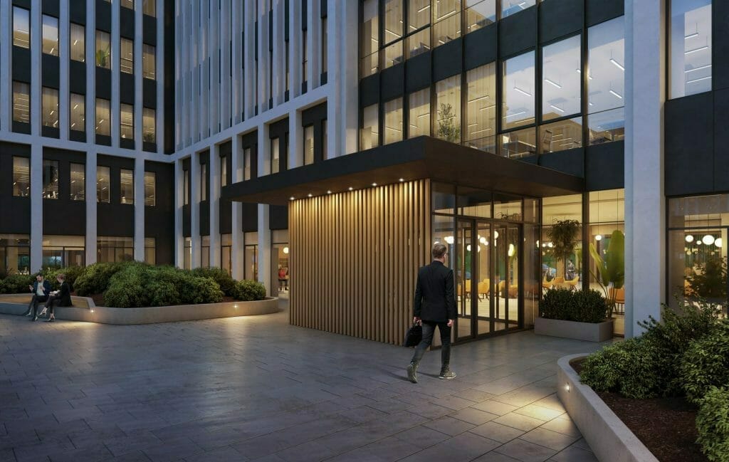 Business Garden Vilnius 1 etapas (Laisvės pr. 10) - Office center - visualization