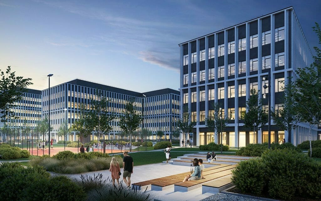 Business Garden Vilnius 1 etapas (Laisvės pr. 10) - Office center - visualization