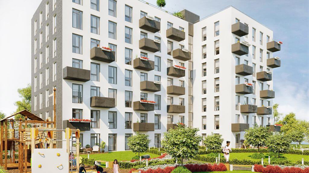 Centro rezidencija 1 etapas (Rinktinės g. 3) - Multi apartment - visualization