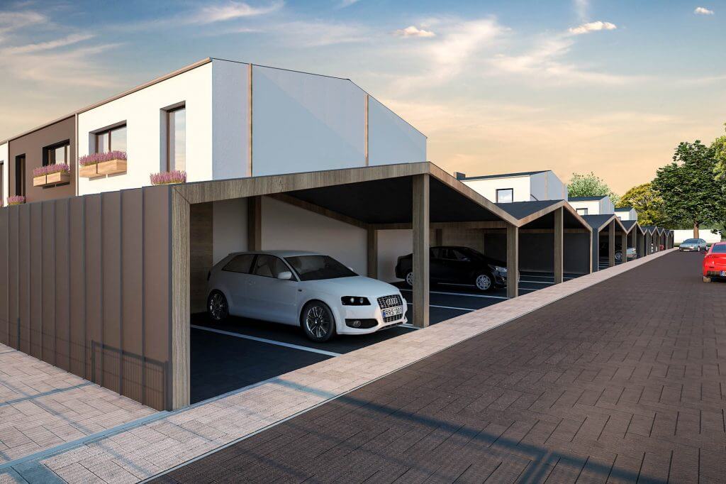 Cherry Garden (Juodupio g. 33) - Row housing - visualization