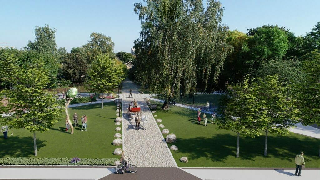 Drakono pieva (Giedraičių-Krokuvos g. skveras) (Krokuvos g.) - Square - visualization