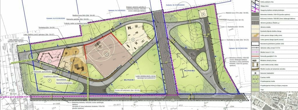 Drakono pieva (Giedraičių-Krokuvos g. skveras) (Krokuvos g.) - Square - visualization