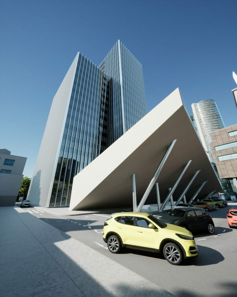 FLOW (Lvovo g. 21A) - Office center - visualization