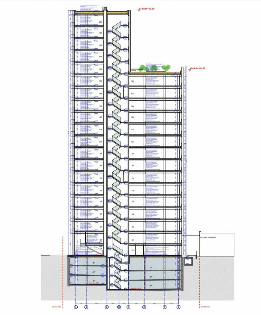 FLOW (Lvovo g. 21A) - Office center - visualization