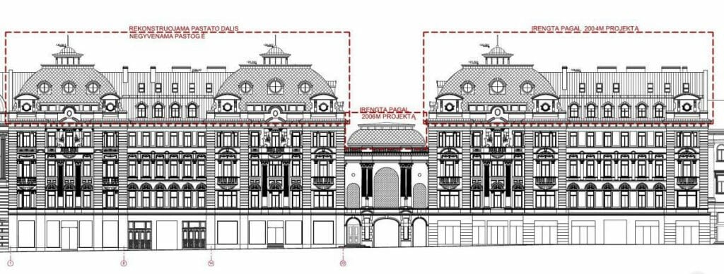 Gedimino 22 (Gedimino pr. 22) - Multi apartment - visualization
