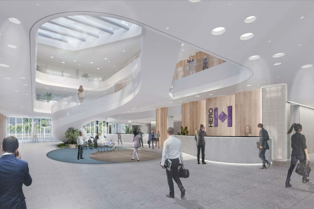 HERO (Lvivo g. 21) - Office center - visualization