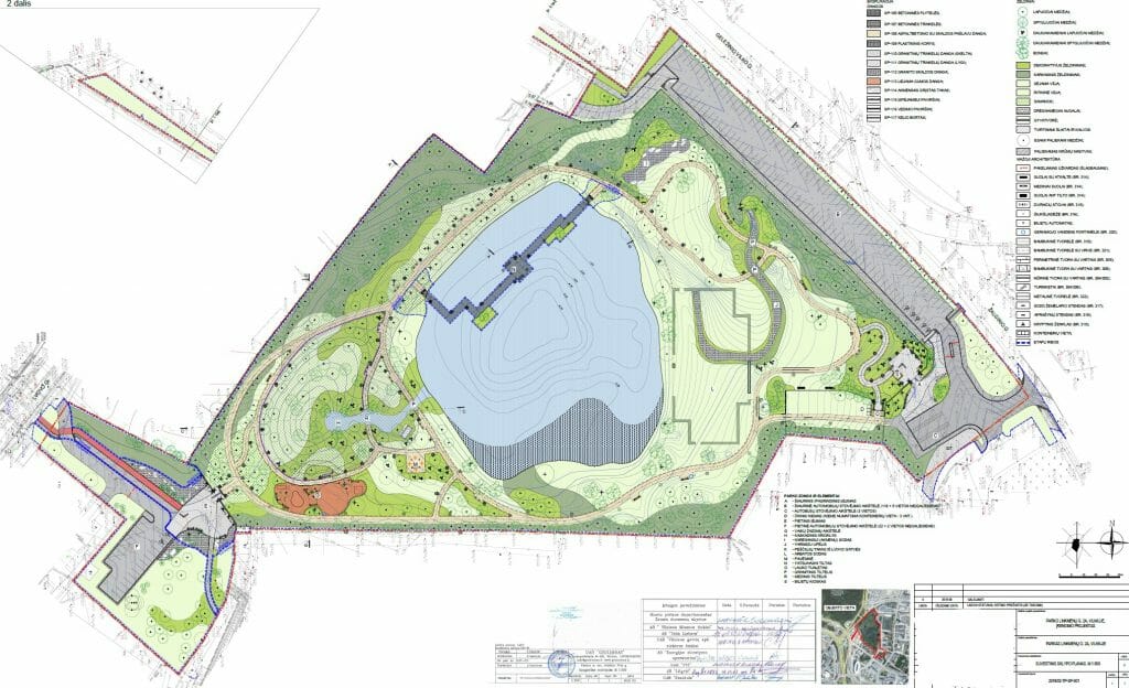 Japoniškas sodas "Taku-Soku-En" (Linkmenų g. 2A) - Park - visualization