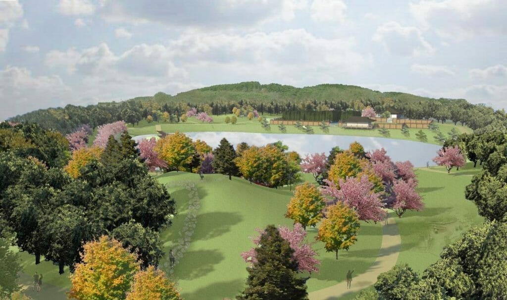 Japoniškas sodas "Taku-Soku-En" (Linkmenų g. 2A) - Park - visualization