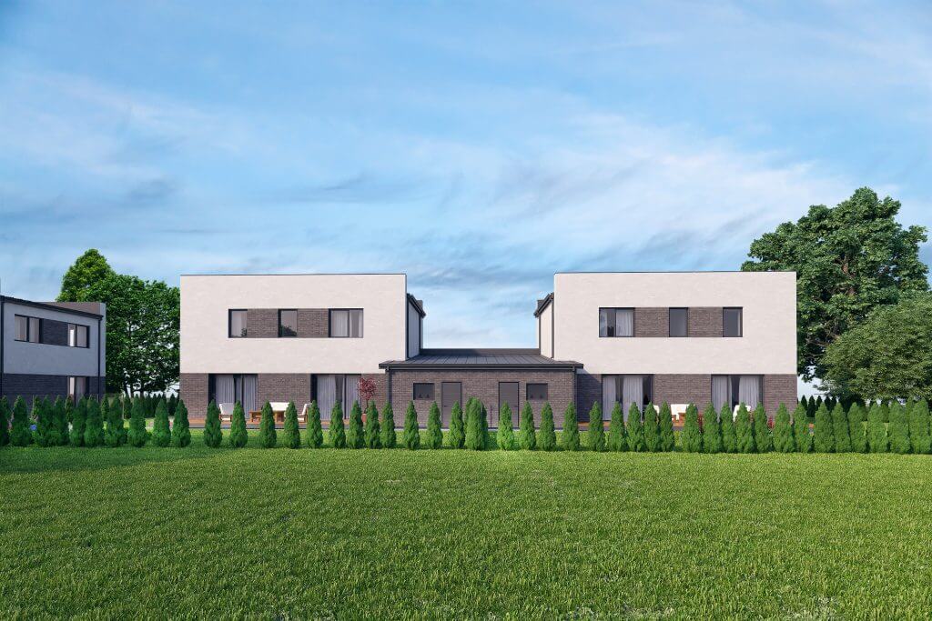 Jurginų alėja (Jurginų g.) - Rindu mājas - vizualizācija