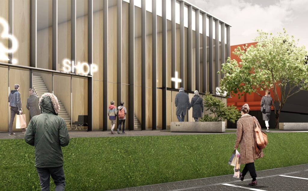 K14 (Kareivių g. 14) - Non-food store - visualization