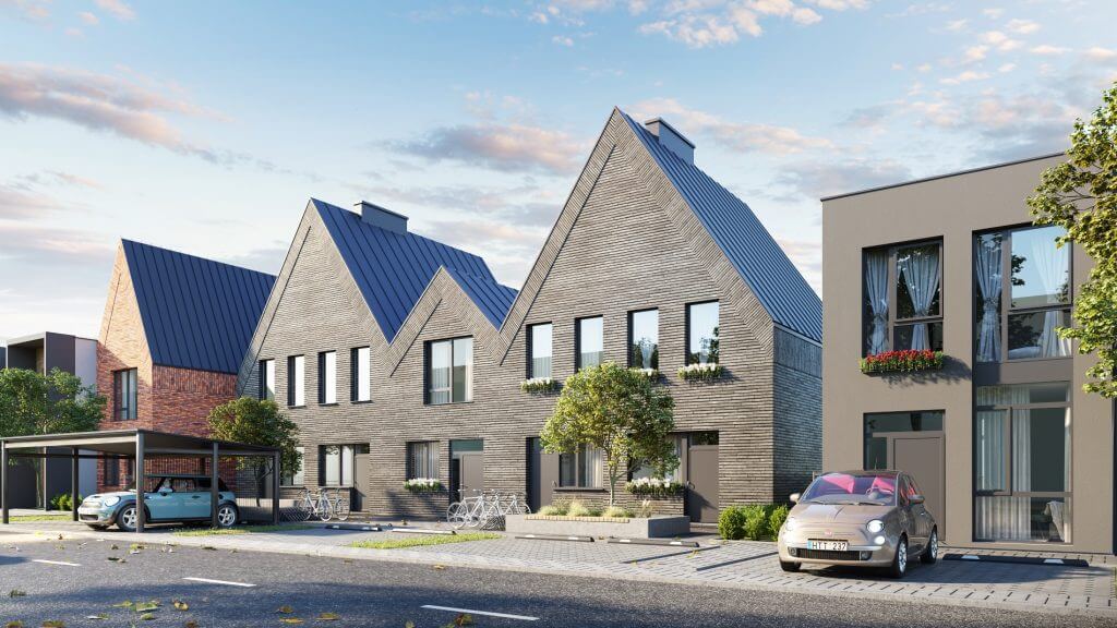 Kalnėnų panorama (Kašubų g.) - Row housing - visualization