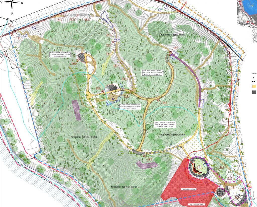 Kalnų parkas (Arsenalo g. 5) - Park - visualization