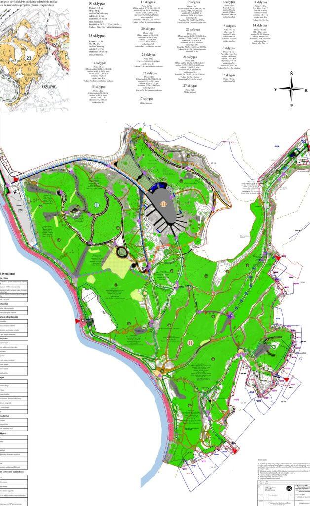 Kalnų parkas (Arsenalo g. 5) - Park - visualization