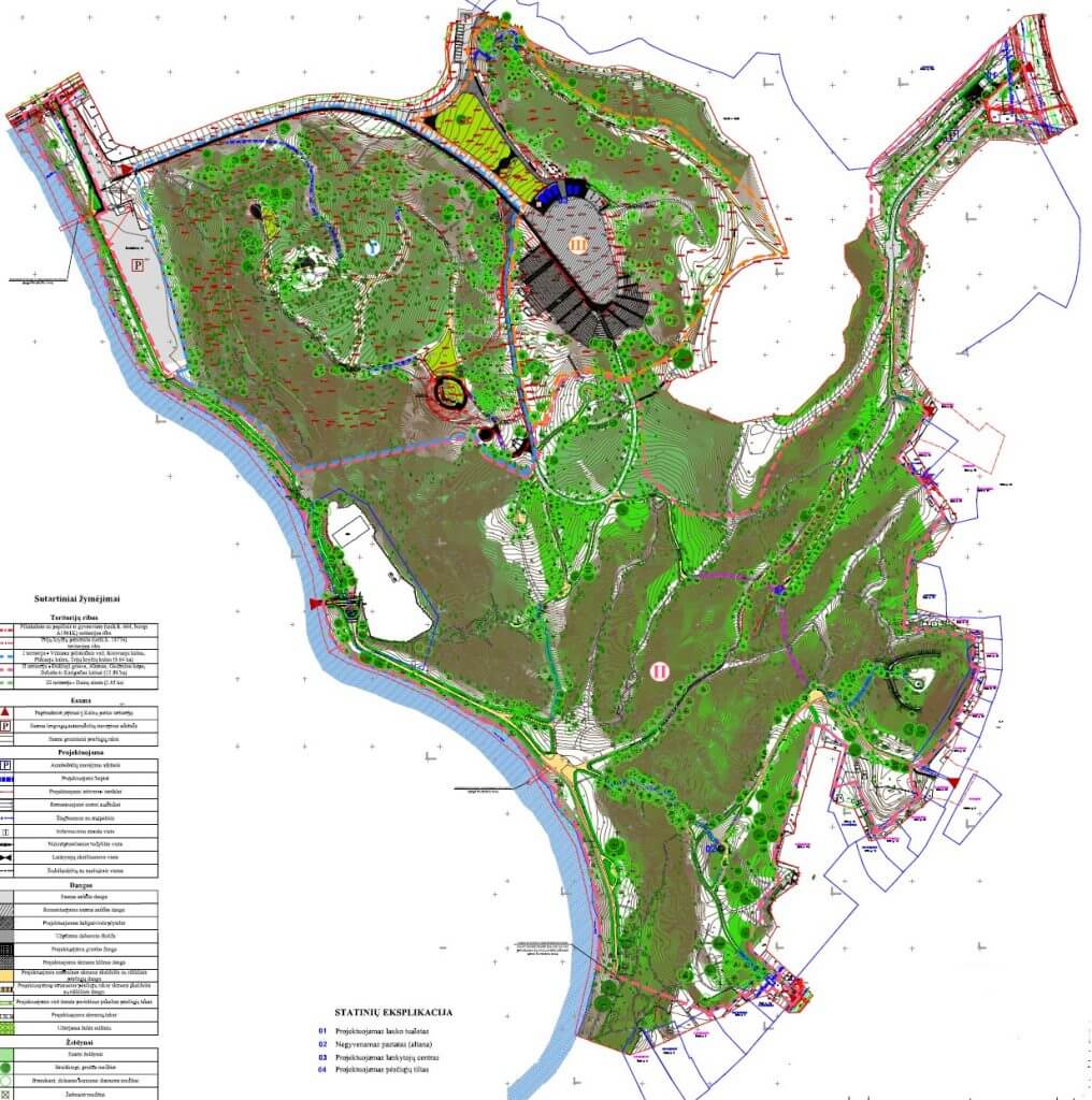 Kalnų parkas (Arsenalo g. 5) - Park - visualization