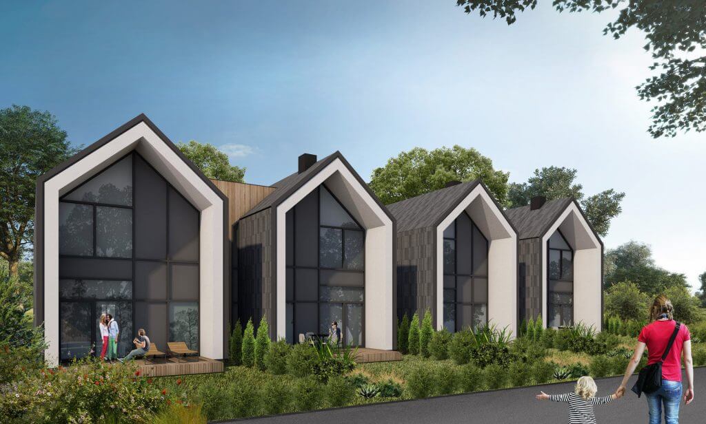 Kolektyvo g. 280-282 (Kolektyvo g. 280-282) - Row housing - visualization