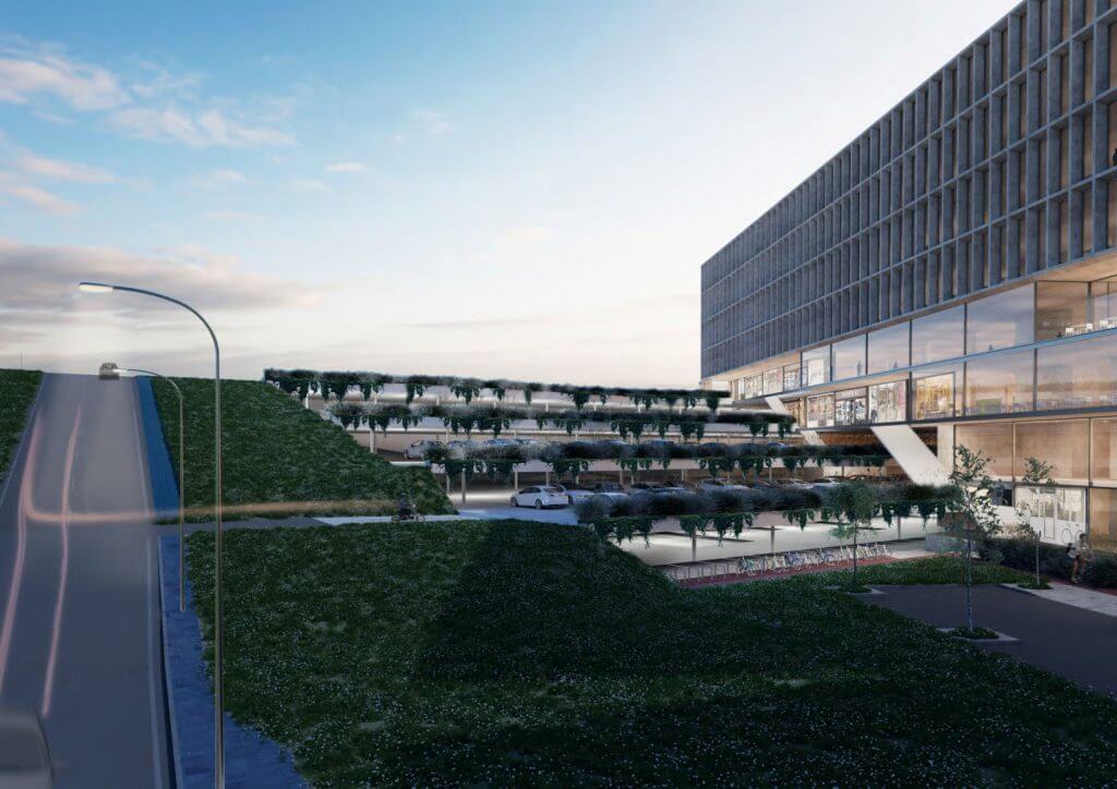 LIDL centrinė būstinė (Giraitės g. 3) - Verslo centras - vizualizacija