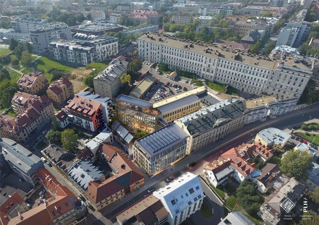 Lietuvos draudimo administracinis B10 (J. Basanavičiaus g. 10) - Multi apartment, Office center - visualization