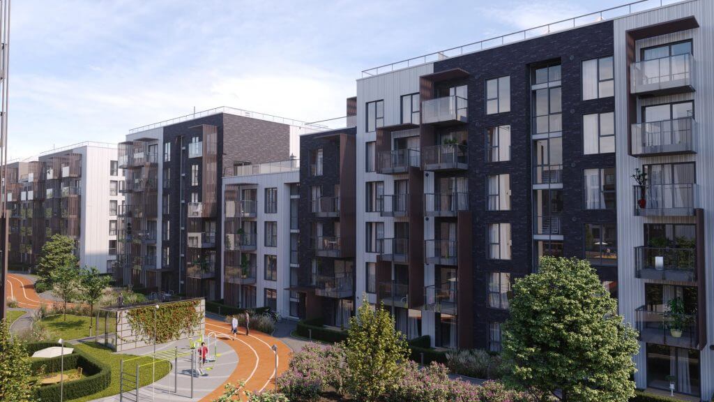 Naujasis Skansenas 1 etapas (Linkmenų g. 15) - Multi apartment - visualization