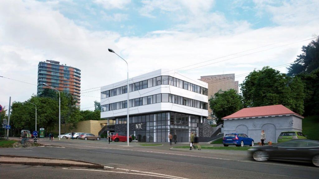 N1C (Nemenčinės pl. 1C) - Daugiabutis, Verslo centras - vizualizacija