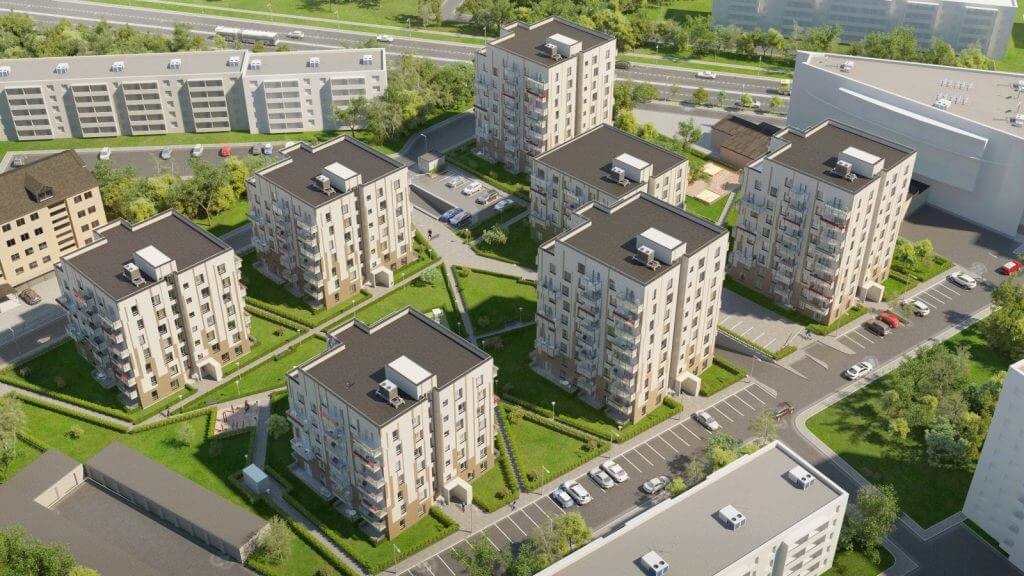 Namų pynės (Tuskulėnų g. 33) - Multi apartment - visualization