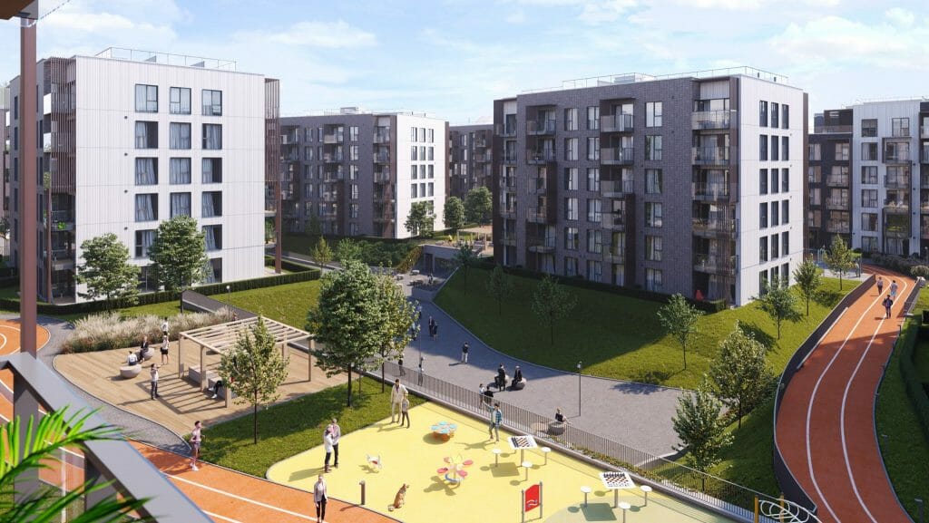 Naujasis Skansenas 1 etapas (Linkmenų g. 15) - Multi apartment - visualization