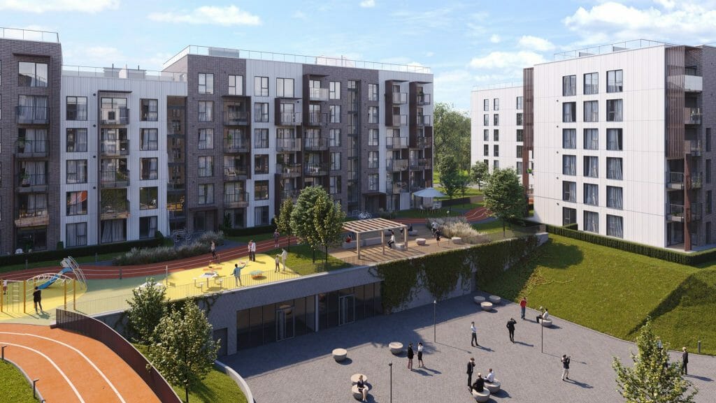 Naujasis Skansenas 1 etapas (Linkmenų g. 15) - Multi apartment - visualization