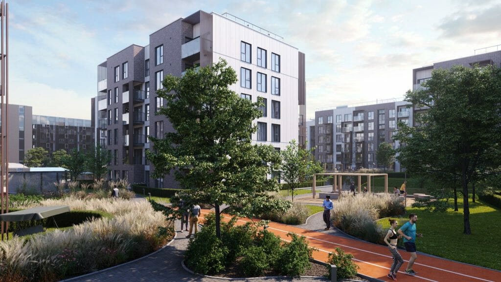 Naujasis Skansenas 1 etapas (Linkmenų g. 15) - Multi apartment - visualization