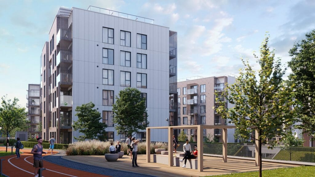 Naujasis Skansenas 1 etapas (Linkmenų g. 15) - Multi apartment - visualization