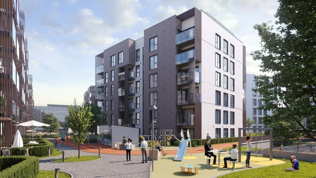 Naujasis Skansenas 1 etapas (Linkmenų g. 15) - Multi apartment - visualization