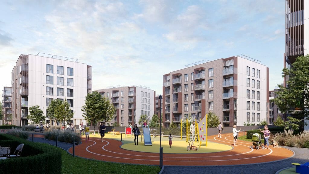Naujasis Skansenas 1 etapas (Linkmenų g. 15) - Multi apartment - visualization