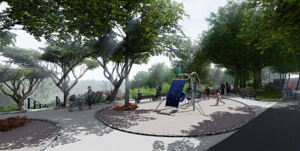 Naujininkų bendruomenės daržas ir skveras (Tūkstantmečio g.) - Square - visualization