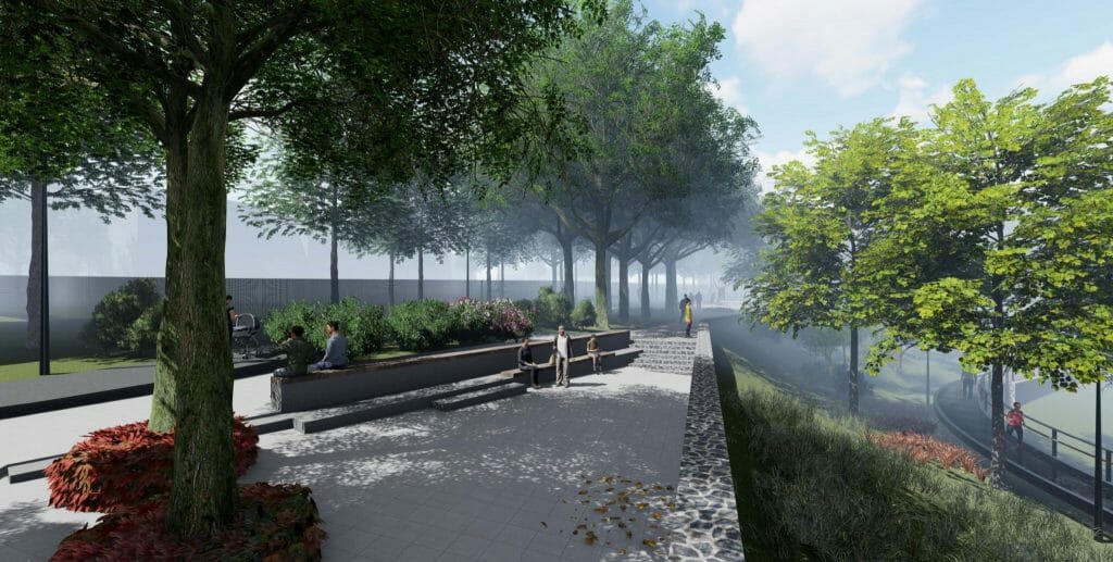 Naujininkų bendruomenės daržas ir skveras (Tūkstantmečio g.) - Square - visualization