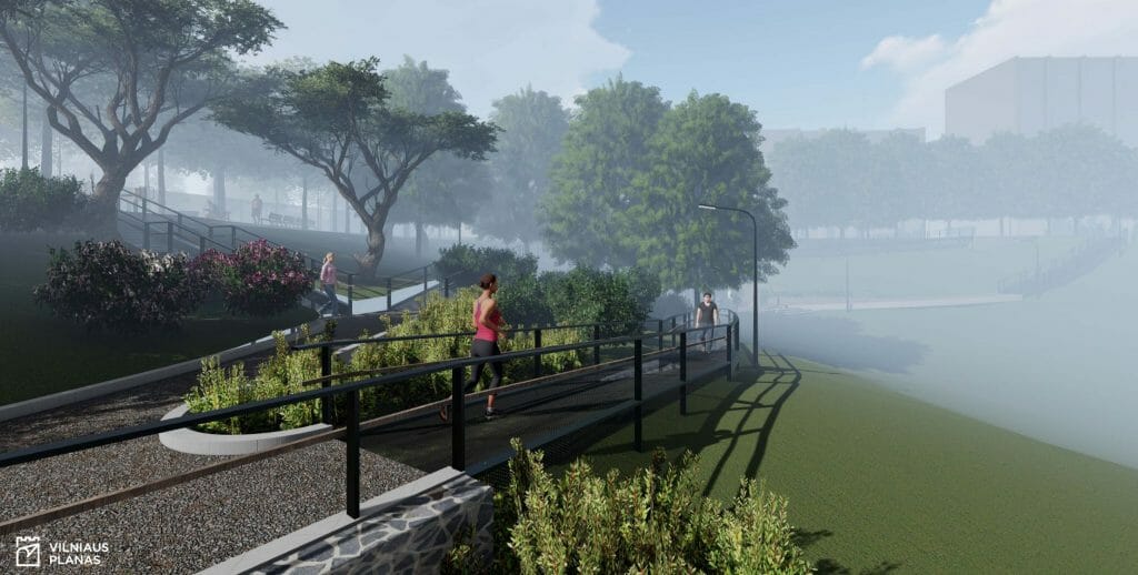 Naujininkų bendruomenės daržas ir skveras (Tūkstantmečio g.) - Square - visualization