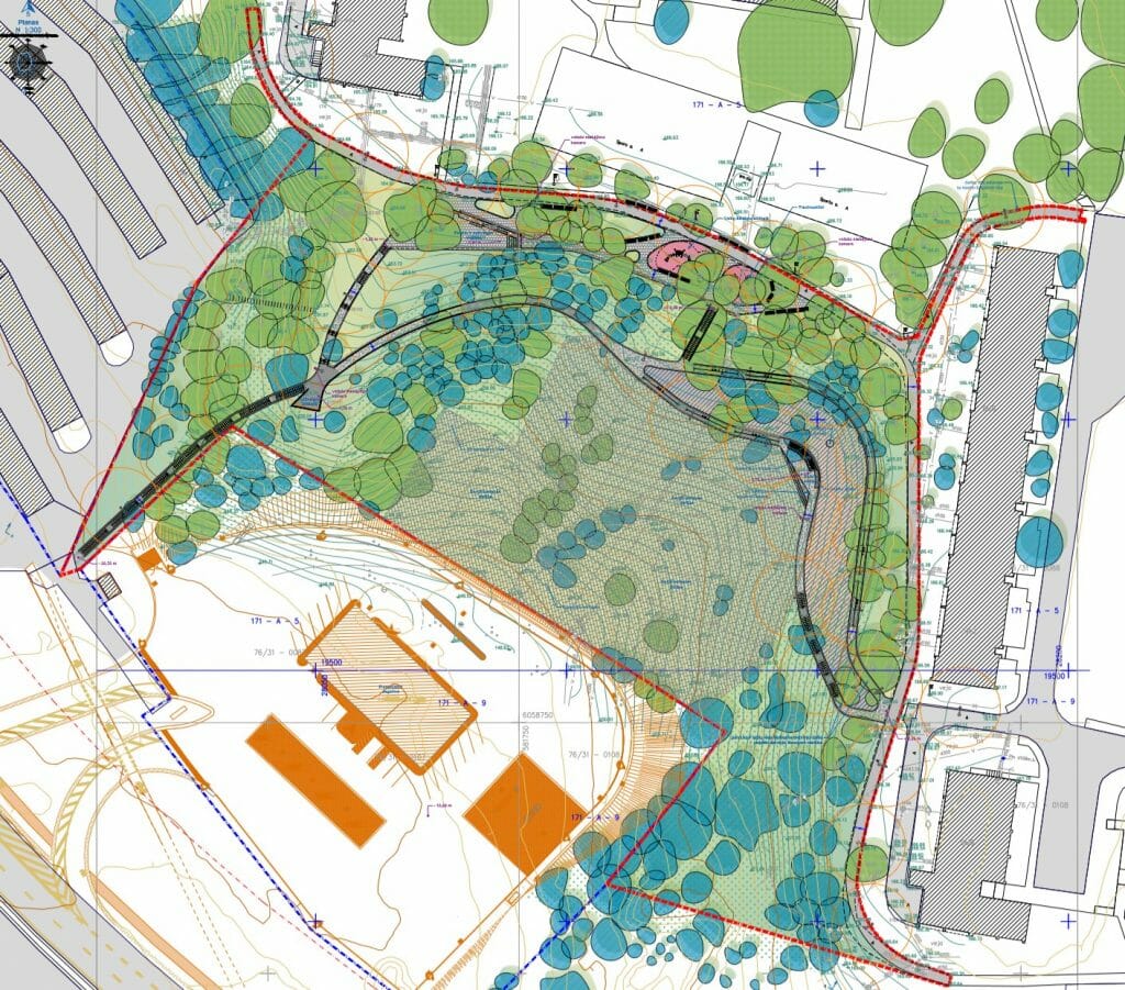 Naujininkų bendruomenės daržas ir skveras (Tūkstantmečio g.) - Square - visualization