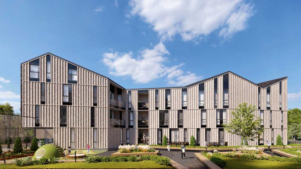 PAUPYS 1 etapas (Aukštaičių g. 4, 8) - Daugiabutis - vizualizacija