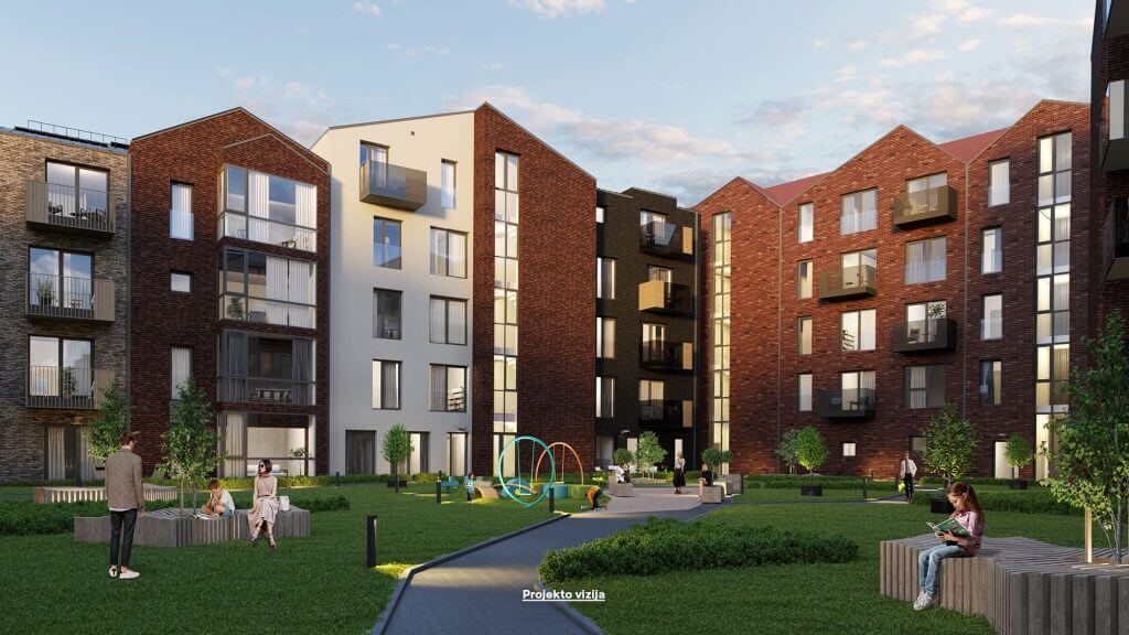 PAUPYS 3 etapas (Aukštaičių g. 12) - Multi apartment - visualization