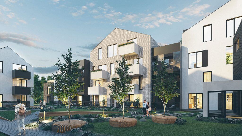 PAUPYS 2 etapas (Aukštaičių g. 10) - Multi apartment - visualization