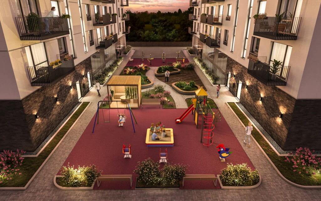 Pilaitės parkas (Bitėnų g. 1) - Multi apartment - visualization