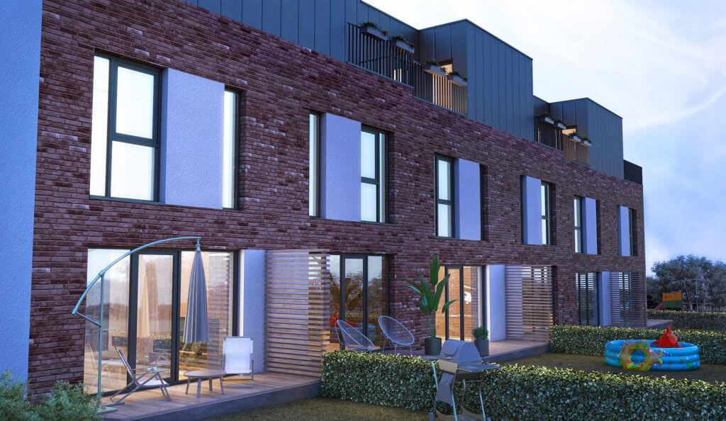 Pilaitės vakarai (Gilužio g. 14) - Row housing - visualization